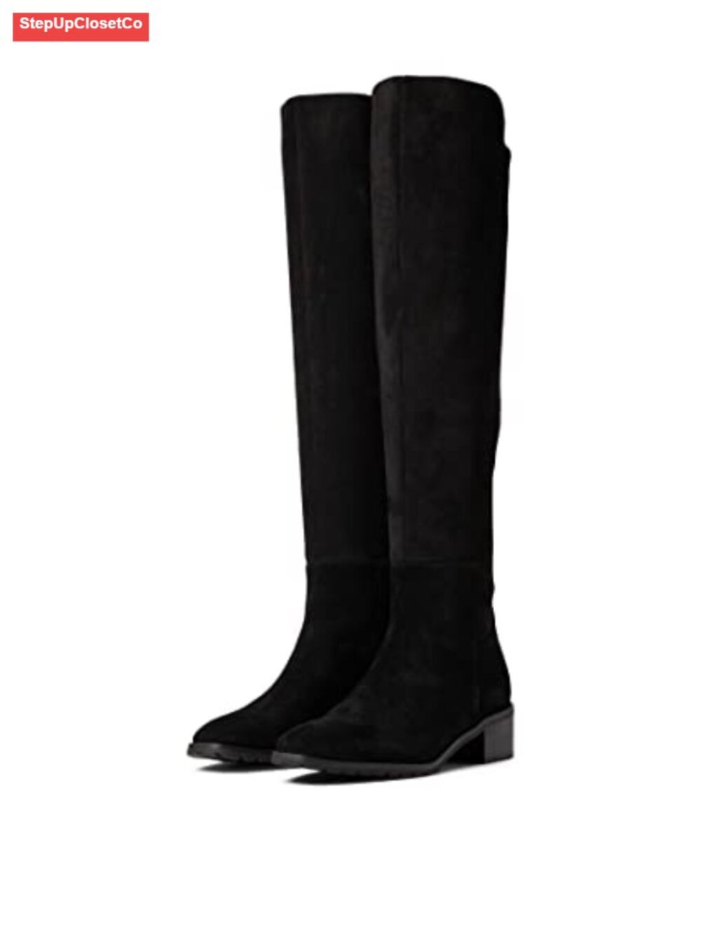 Blondo Women's Waterproof Over-the-Knee Boots Suede Block Heel Pull-On